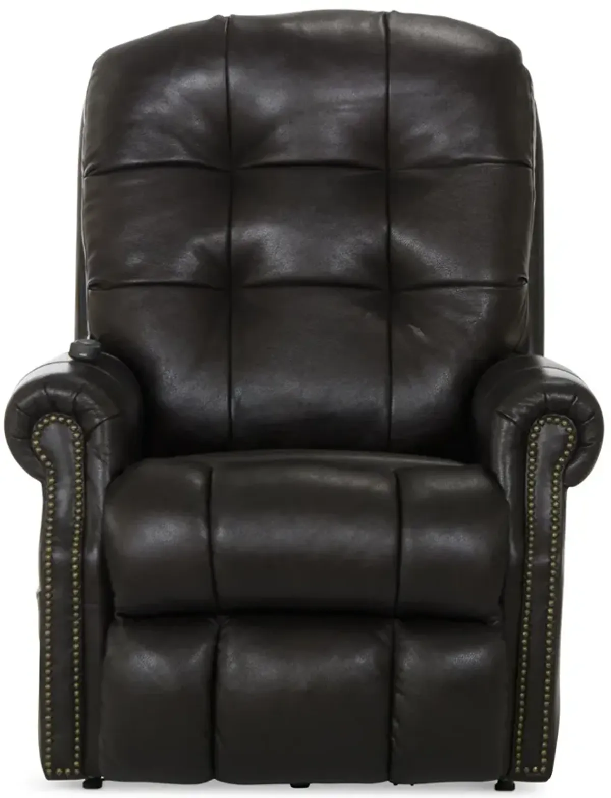 Watt Leather Power  Lay Flat  Lift Chair Recliner - Chocolate