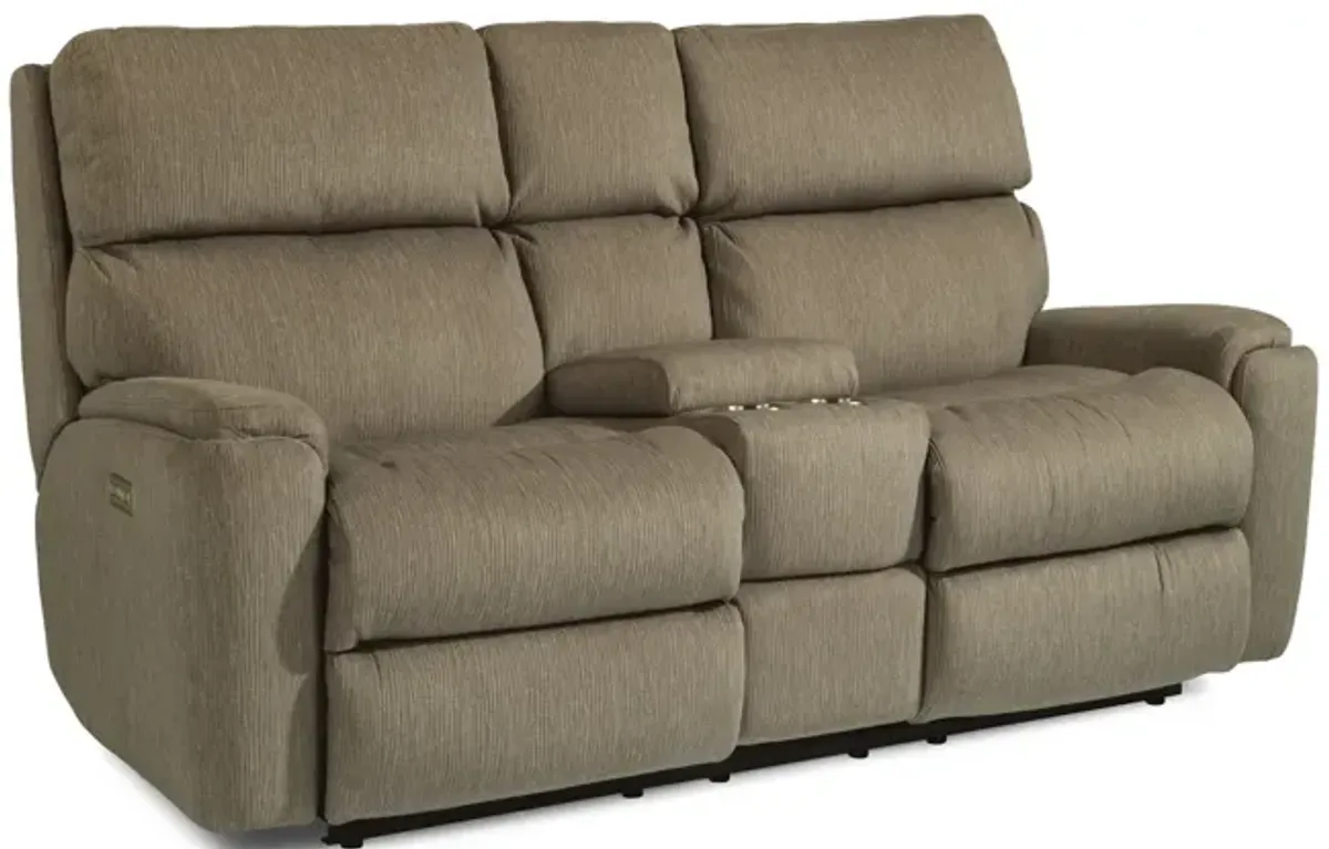 Cashmere Power Reclining Loveseat