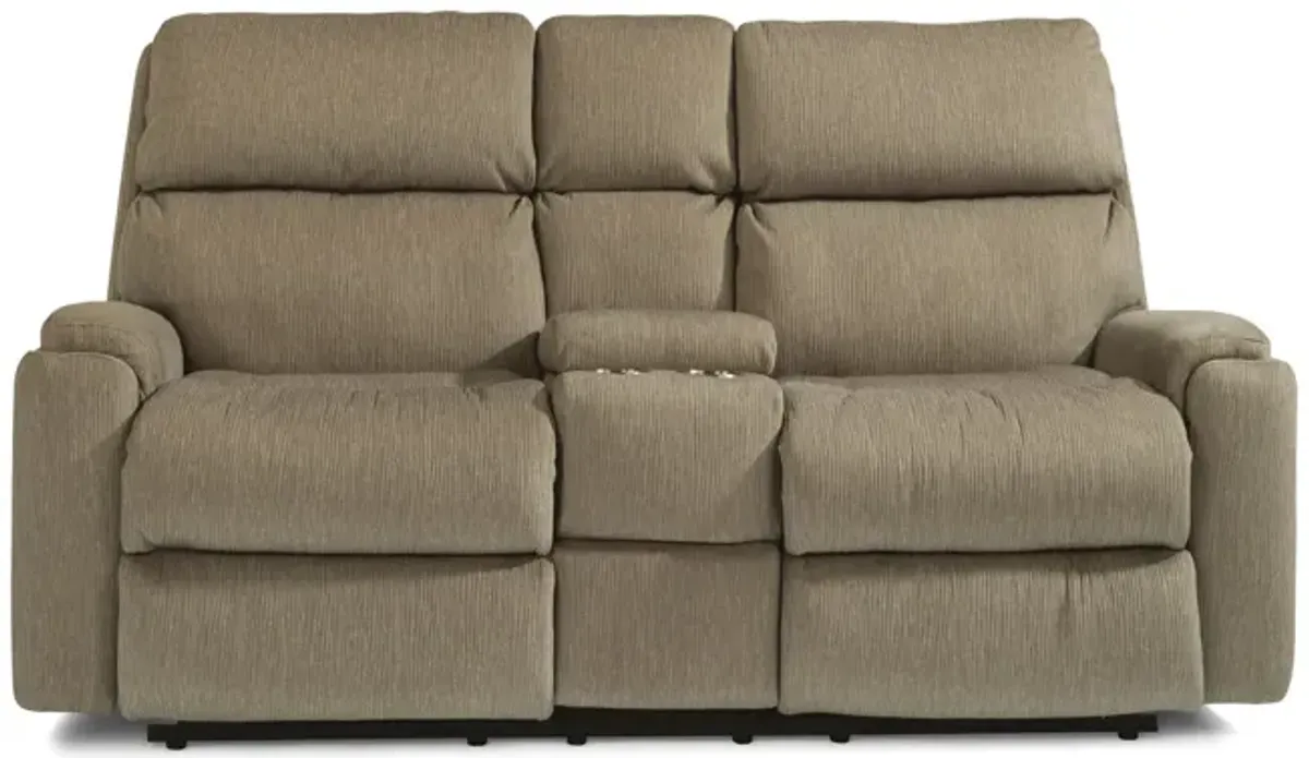 Cashmere Power Reclining Loveseat