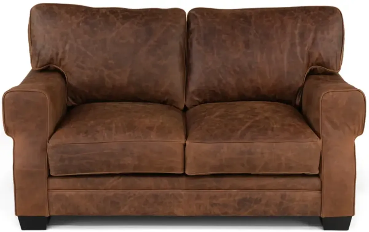 Glory Leather Loveseat