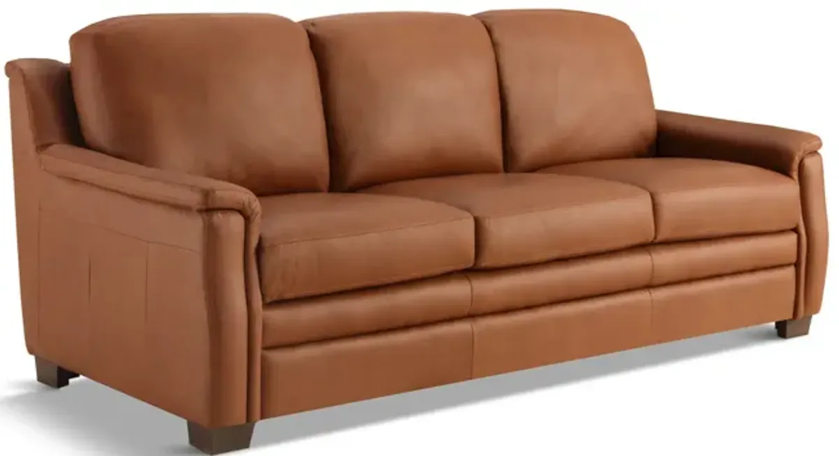 Desi Leather Sofa