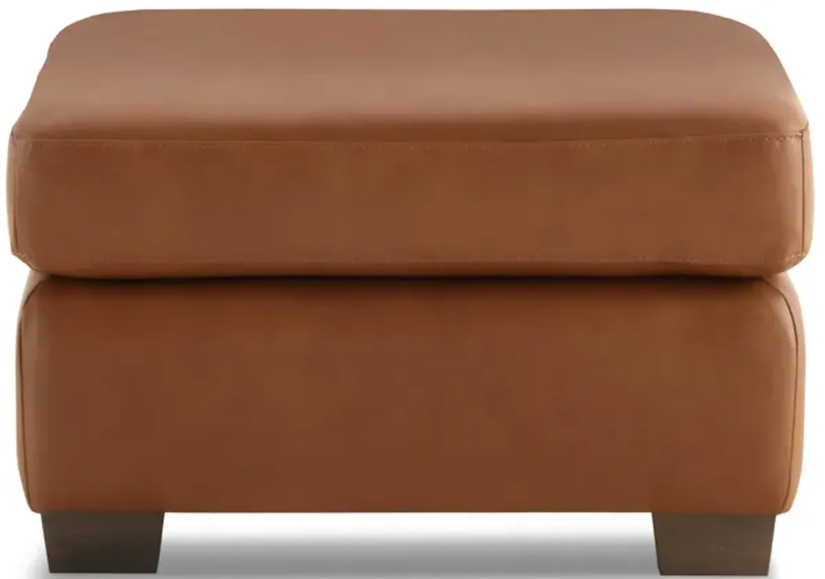 Desi Leather Ottoman