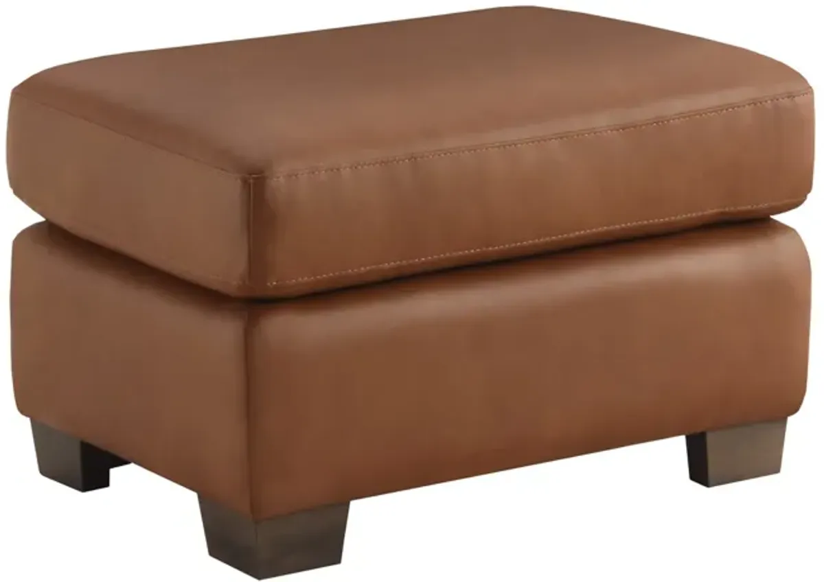 Desi Leather Ottoman