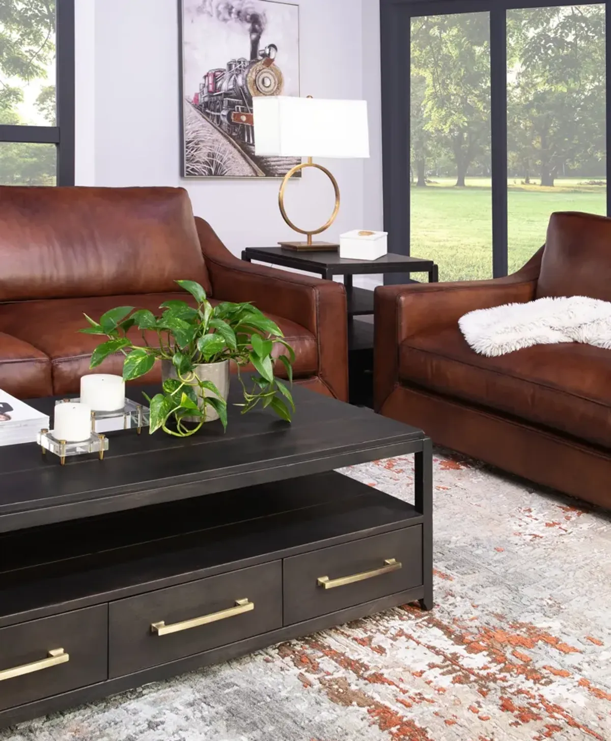 Knox Leather Sofa