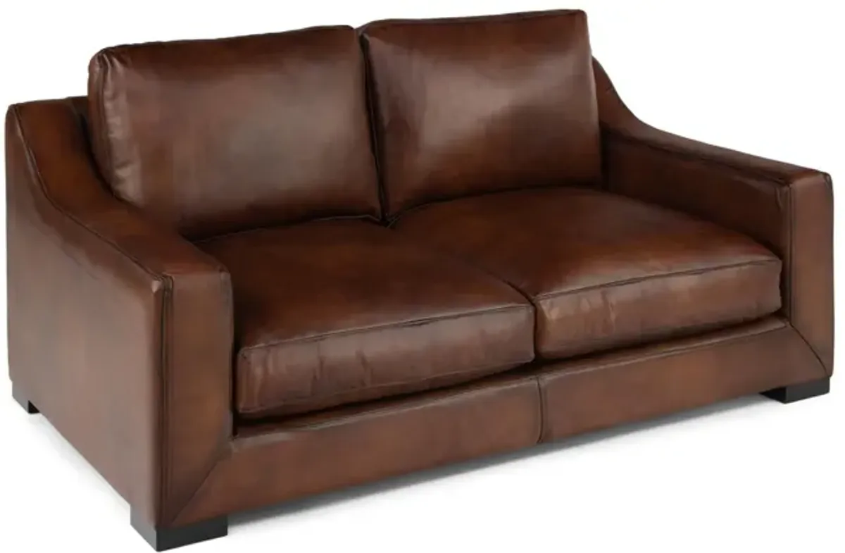 Knox Leather Loveseat