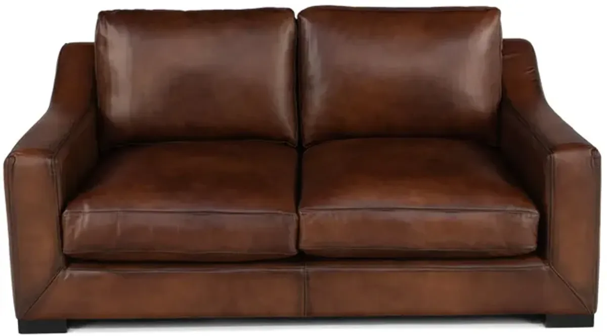 Knox Leather Loveseat