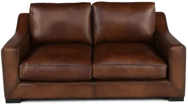 Knox Leather Loveseat