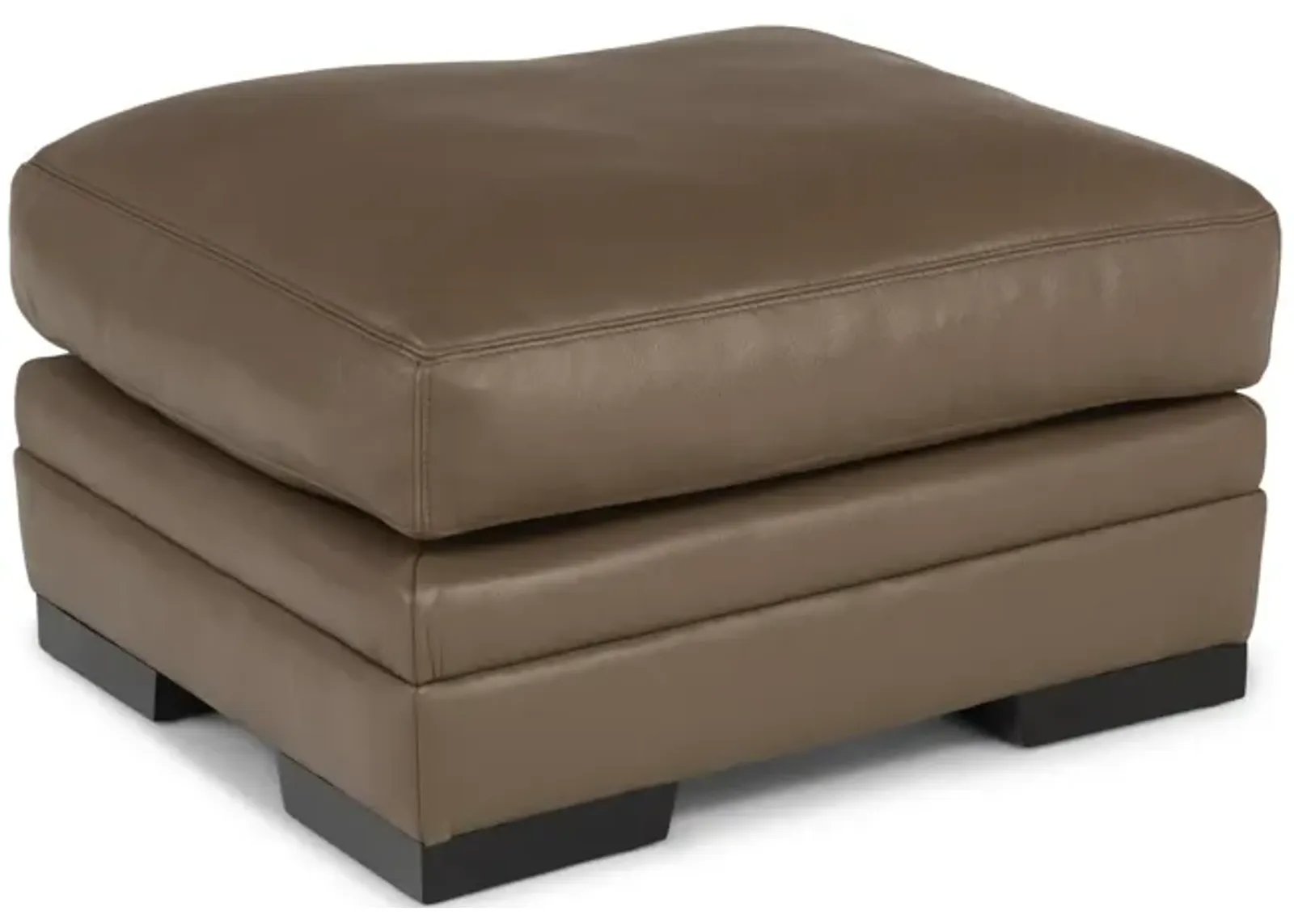 Bernard Leather Ottoman