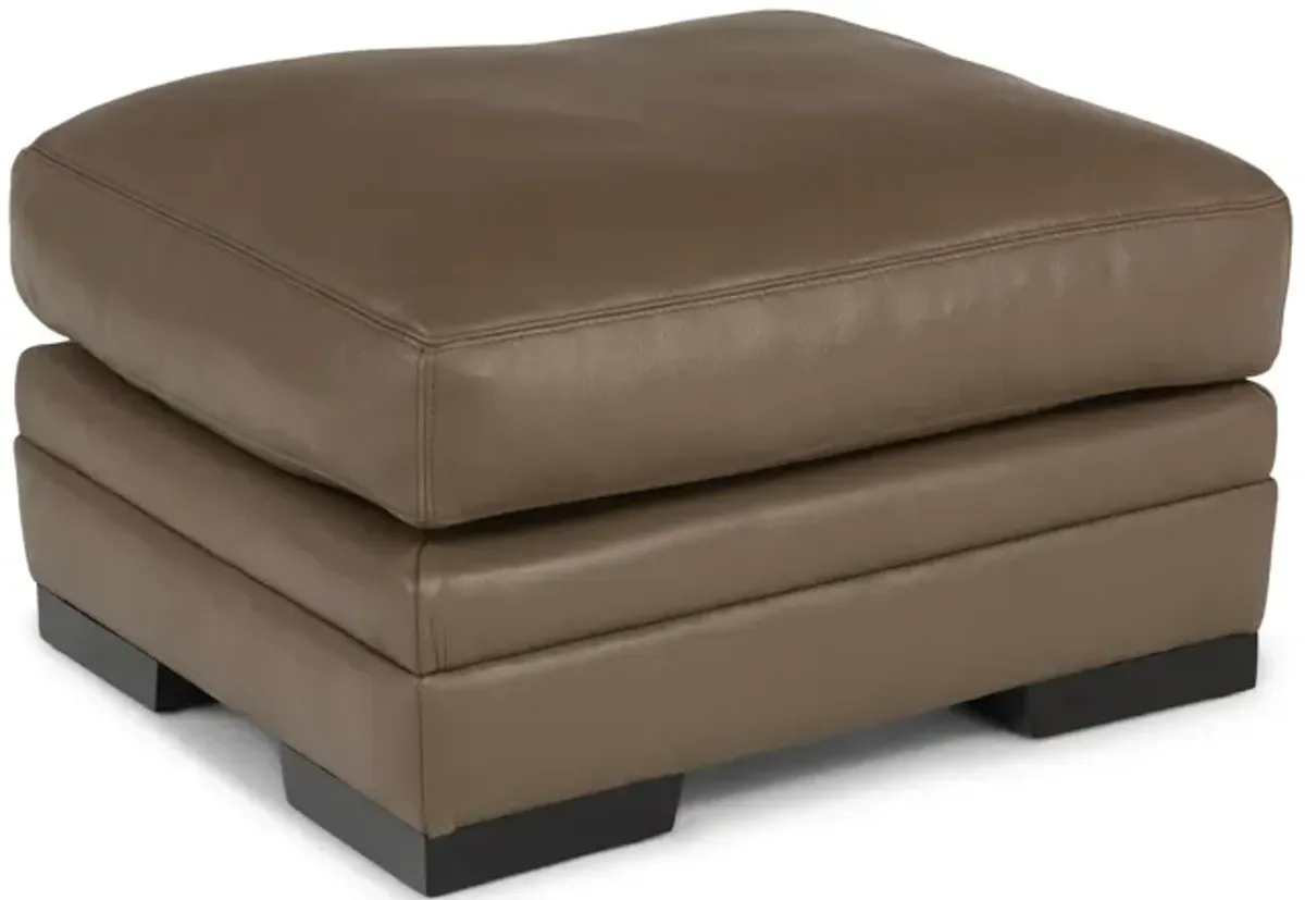 Bernard Leather Ottoman