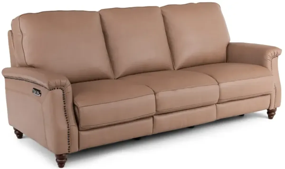 Warren Leather Reclining Sofa