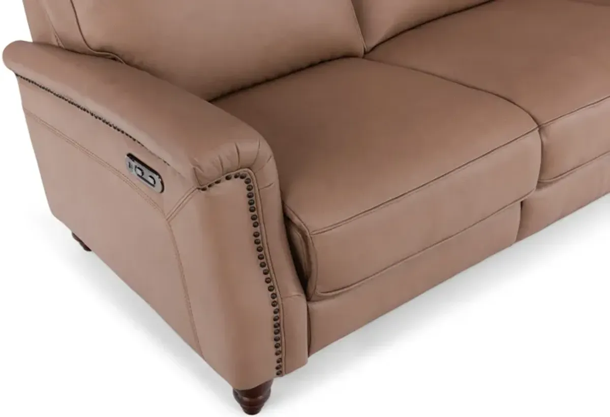 Warren Leather Reclining Sofa