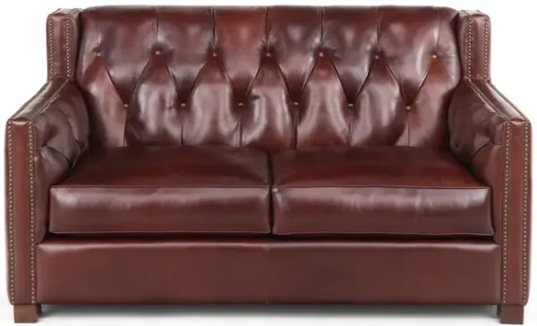 Reeves Leather Loveseat