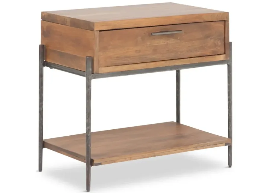 Parklane 1 Drawer Nightstand - Amber