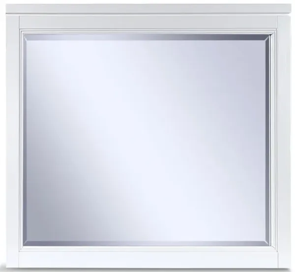Central Park Mirror - White