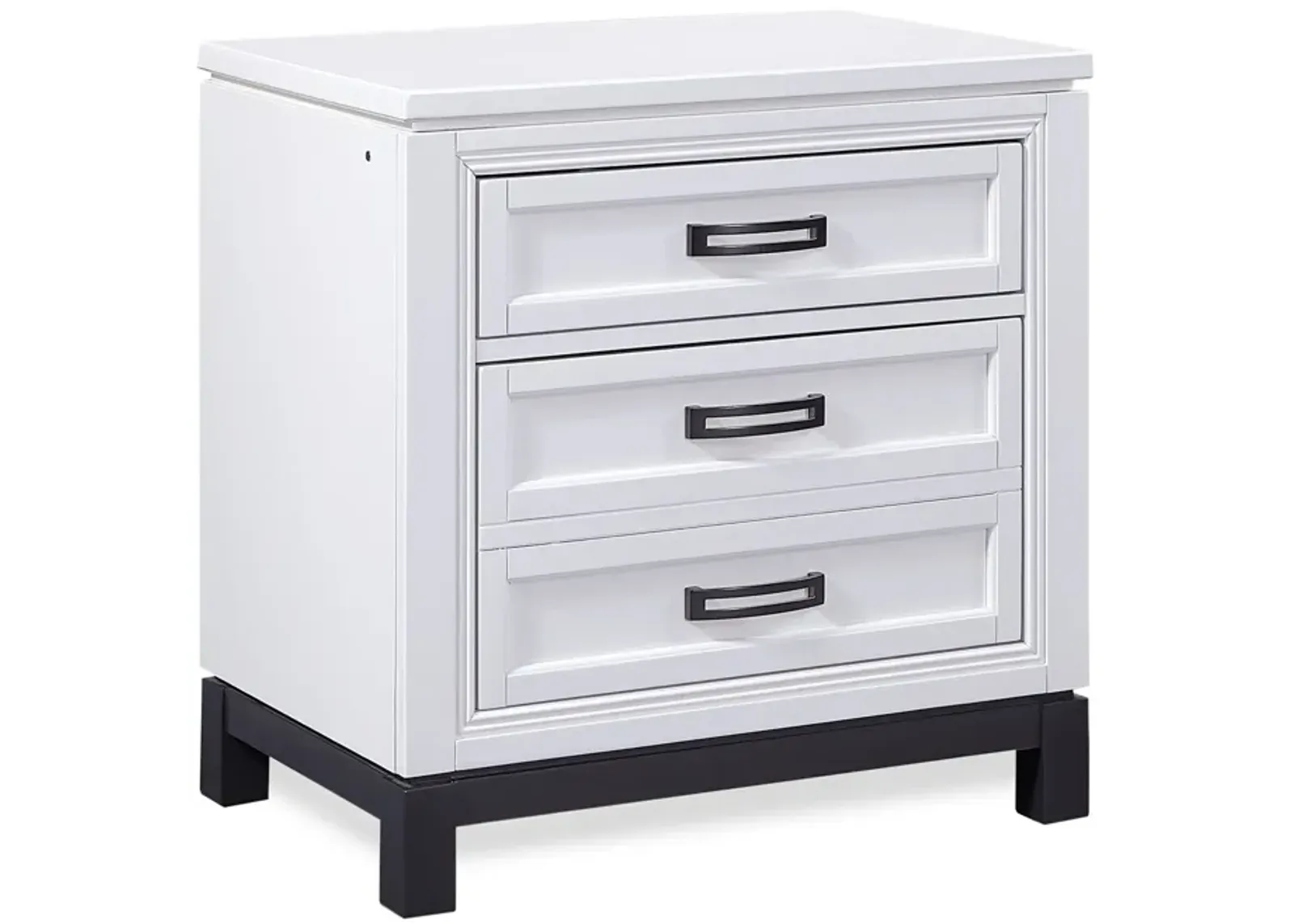 Central Park 3 Drawer Nightstand