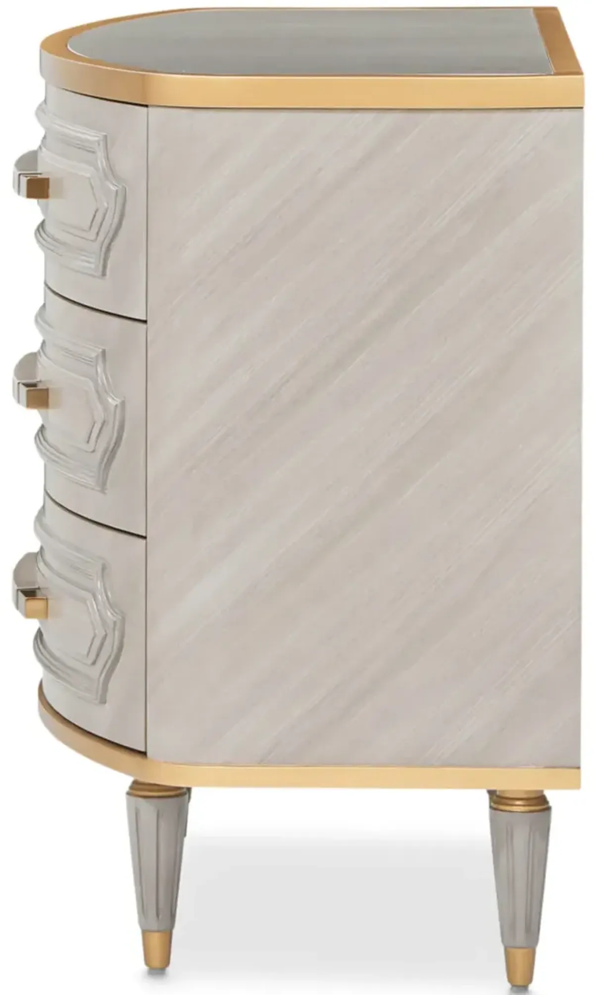 St. Charles 3 Drawer Nightstand
