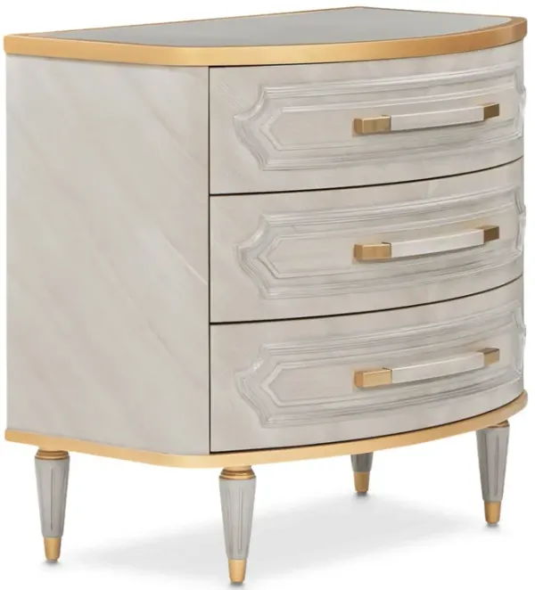 St. Charles 3 Drawer Nightstand