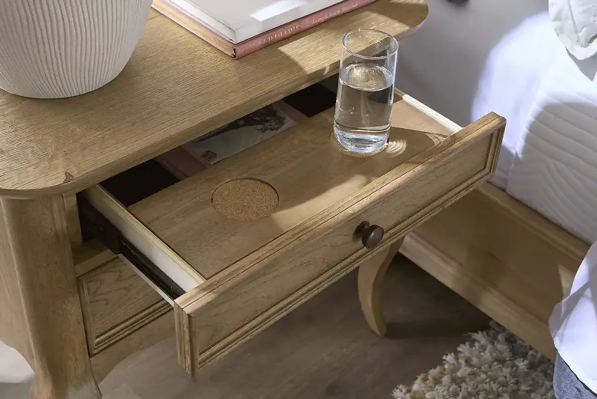 Chateau Philippe 1 Drawer Nightstand