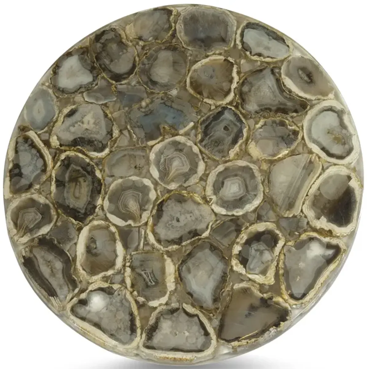 Agate Metal Side Table