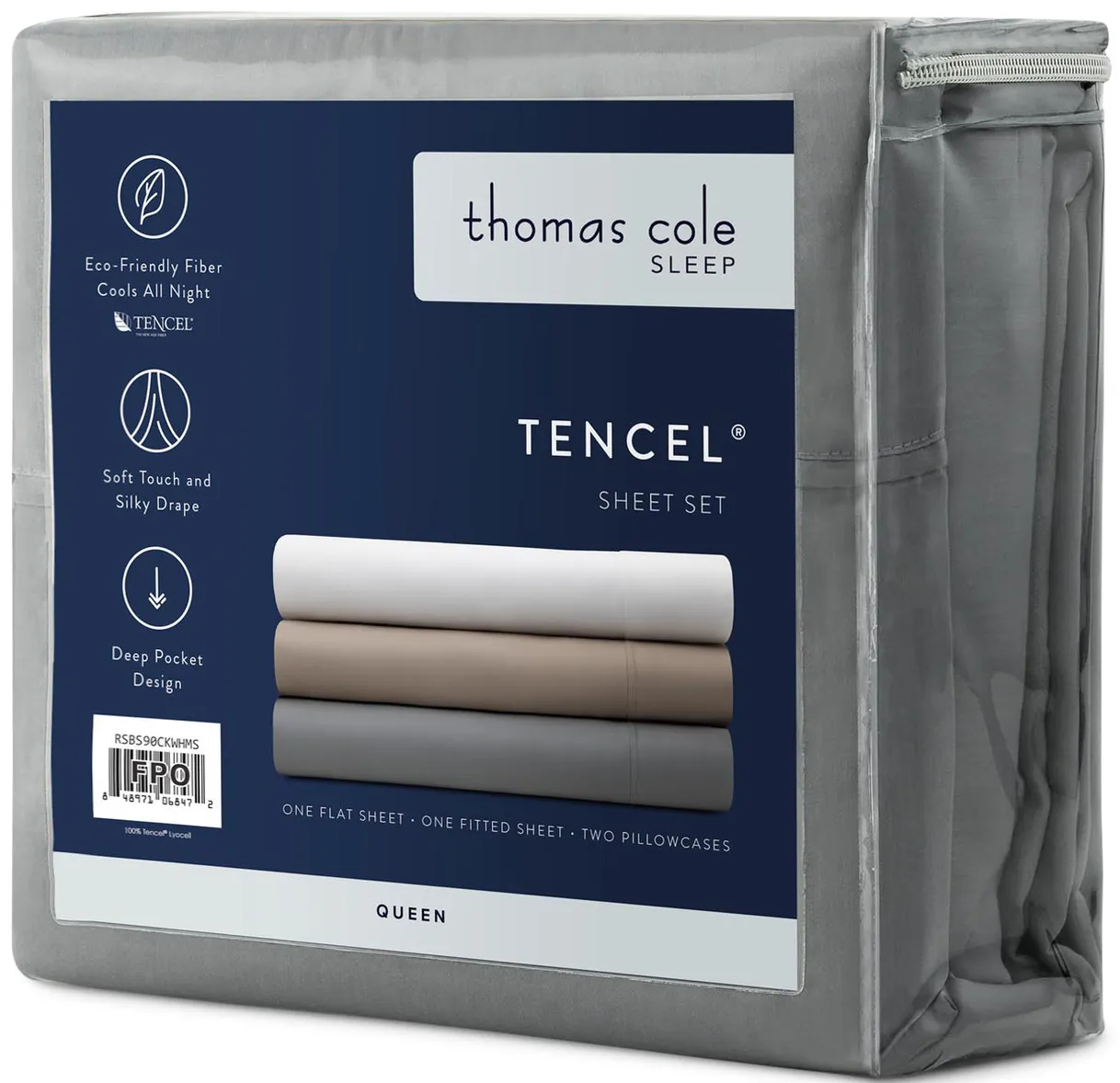 Tencel Twin Sheet Set - Slate