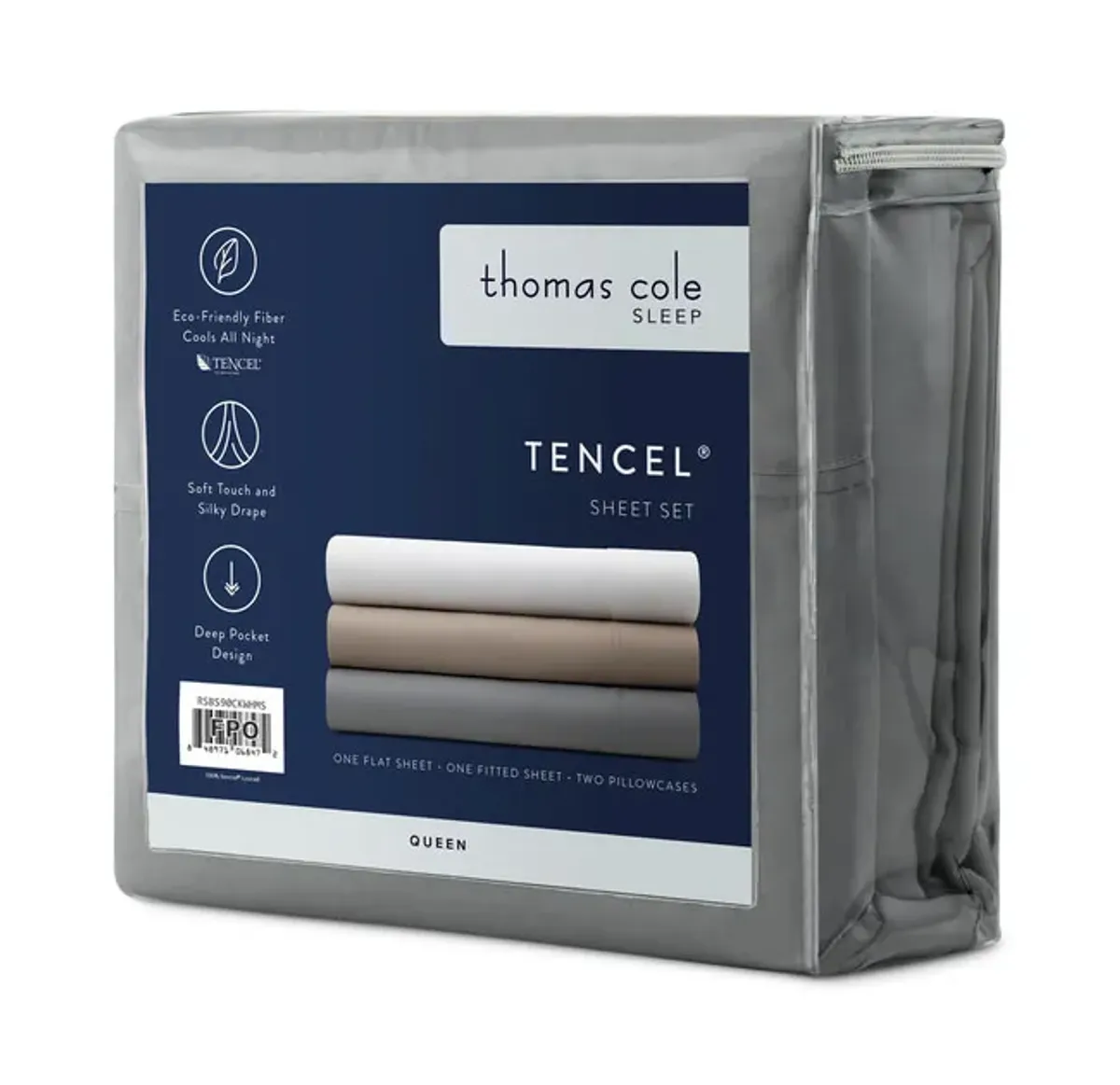 Tencel Twin XL Sheet Set - Slate
