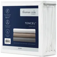 Tencel Twin Sheet Set - White