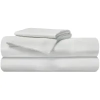 Bedgear Basic Twin XL Bright White Sheet Set