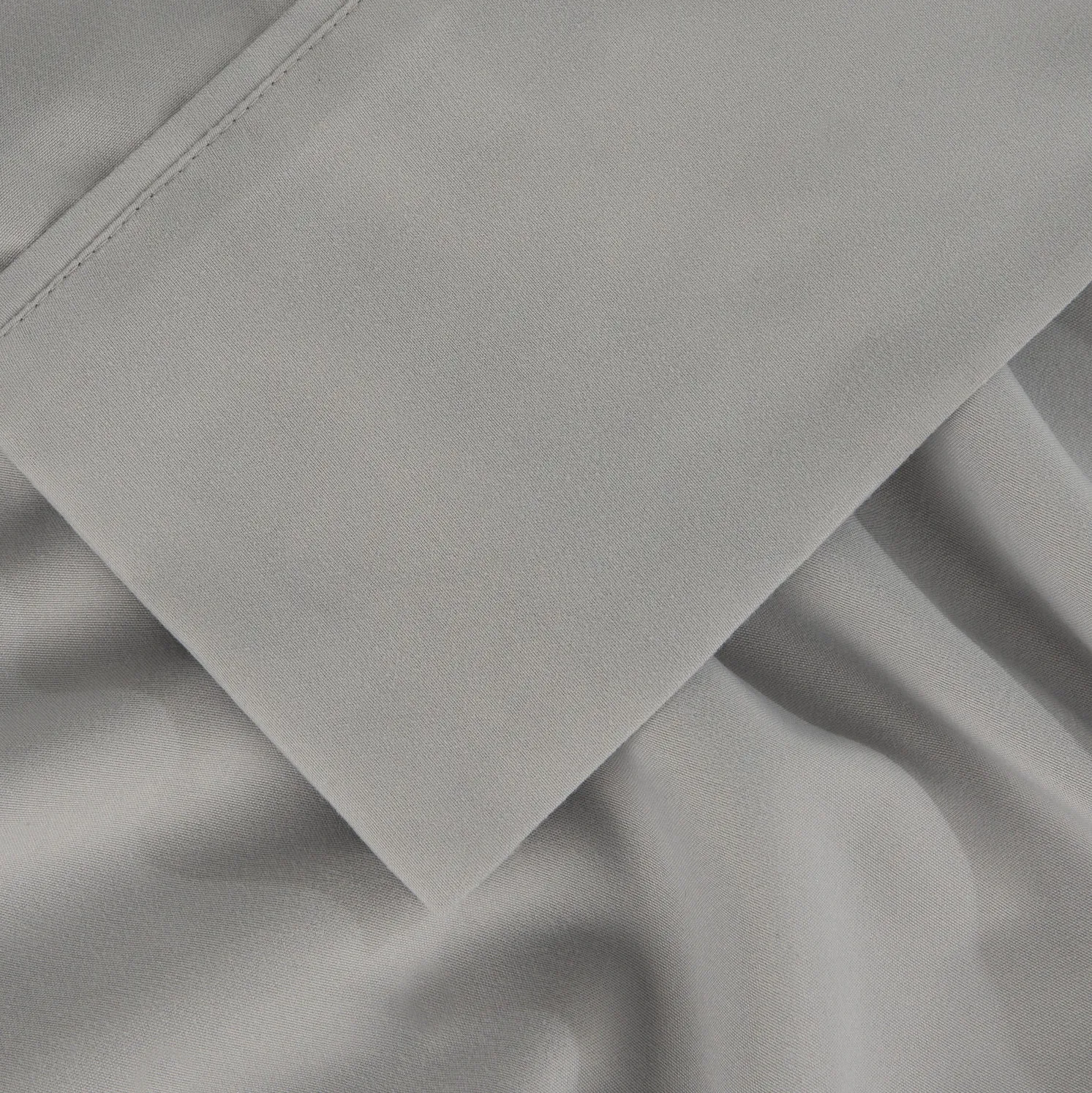 Bedgear Basic Twin XL Light Grey Sheet Set