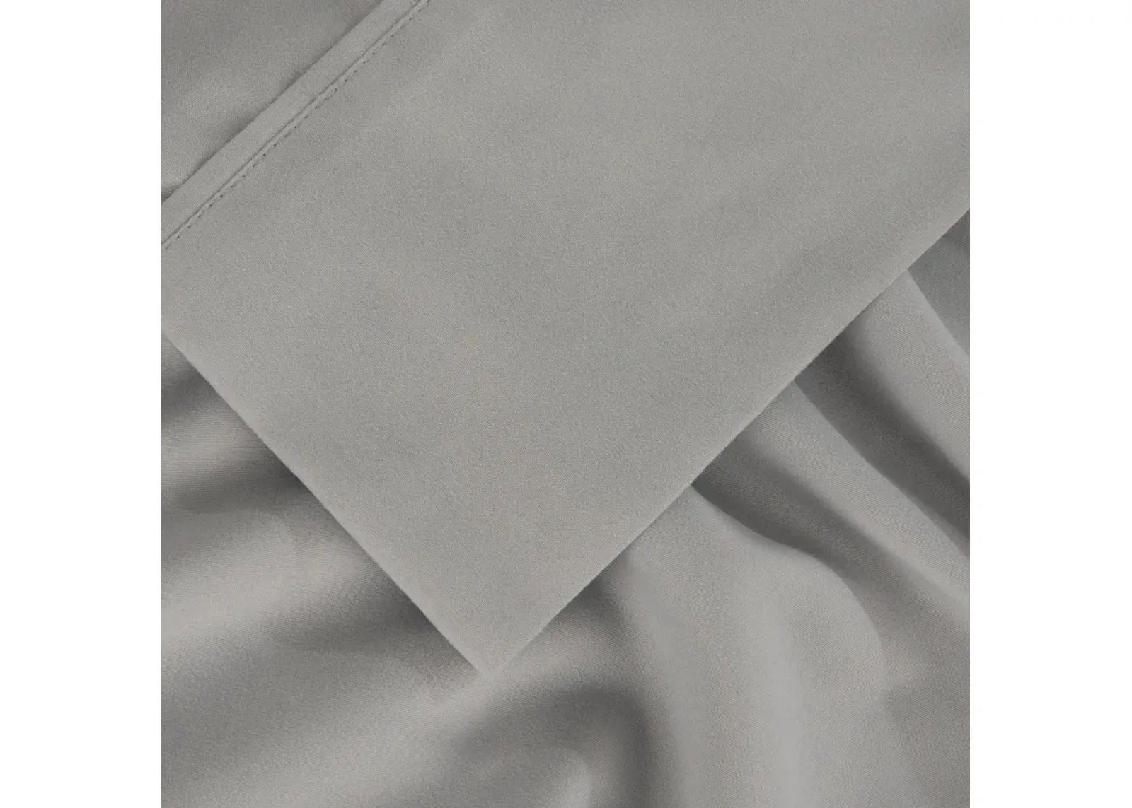 Bedgear Basic Queen Light Grey Sheet Set