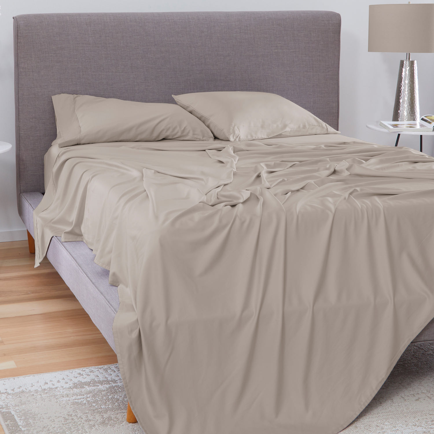 Bedgear Basic Full Medium Beige Sheet Set