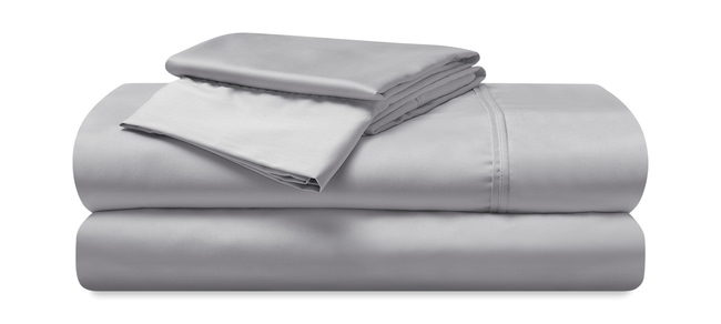 Hyper Cotton Twin Sheet Set - Light Grey