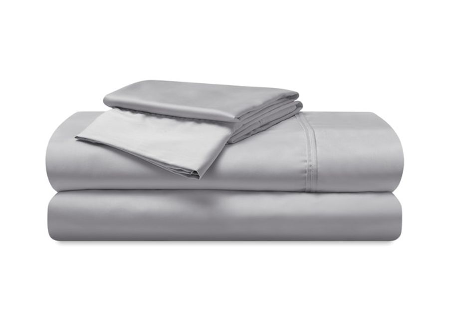 Hyper Cotton Split Head King Sheet Set - Light Grey