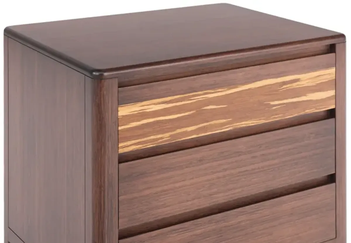 Leeds 3 drawer Nightstand