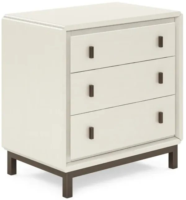 Bloom 3 Drawer Nightstand