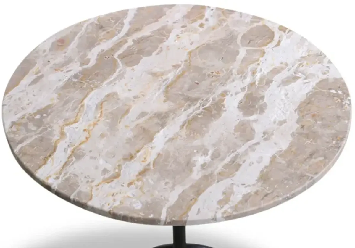 Santorini Accent Table - Capri Marble