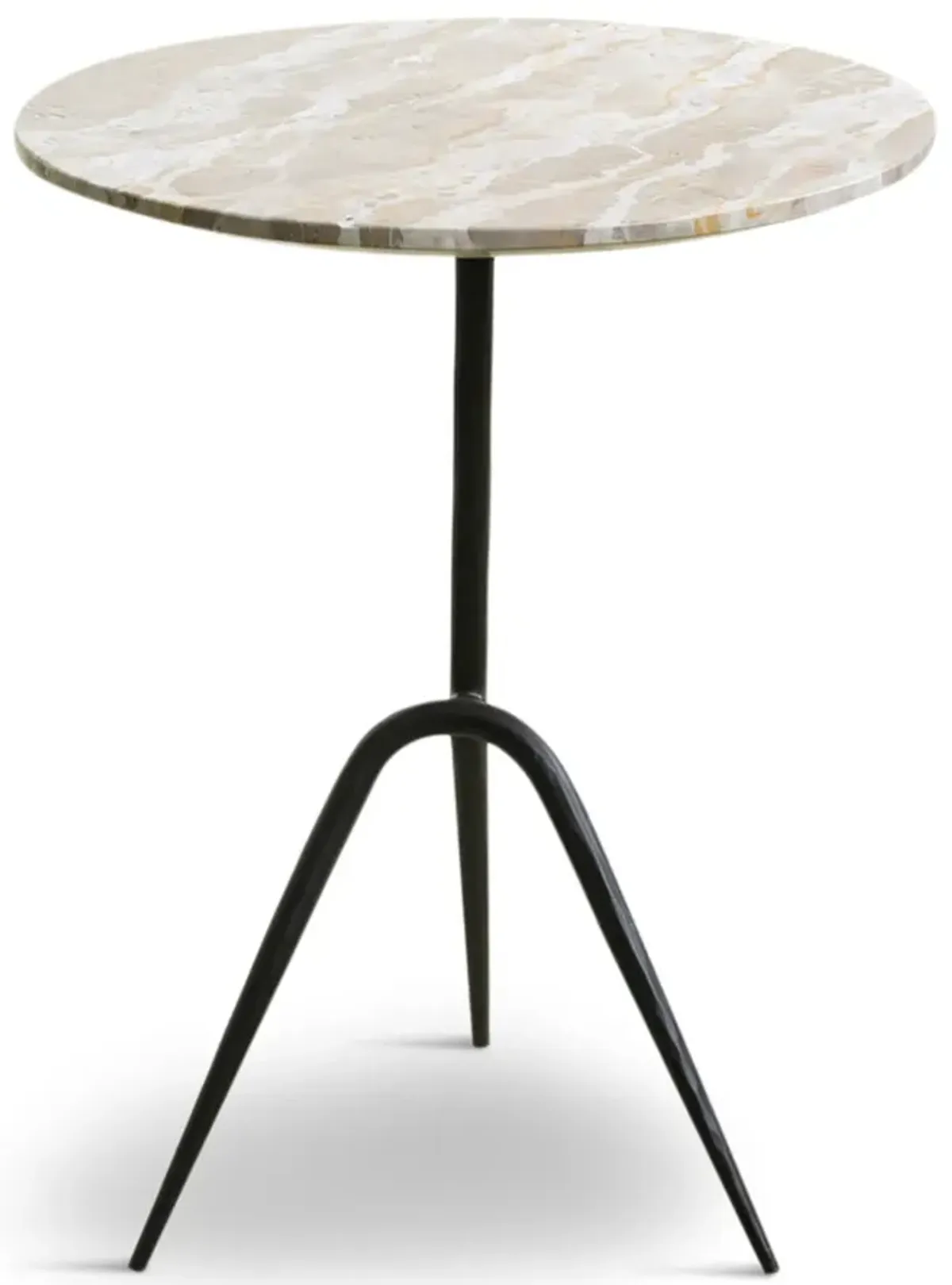 Santorini Accent Table - Capri Marble