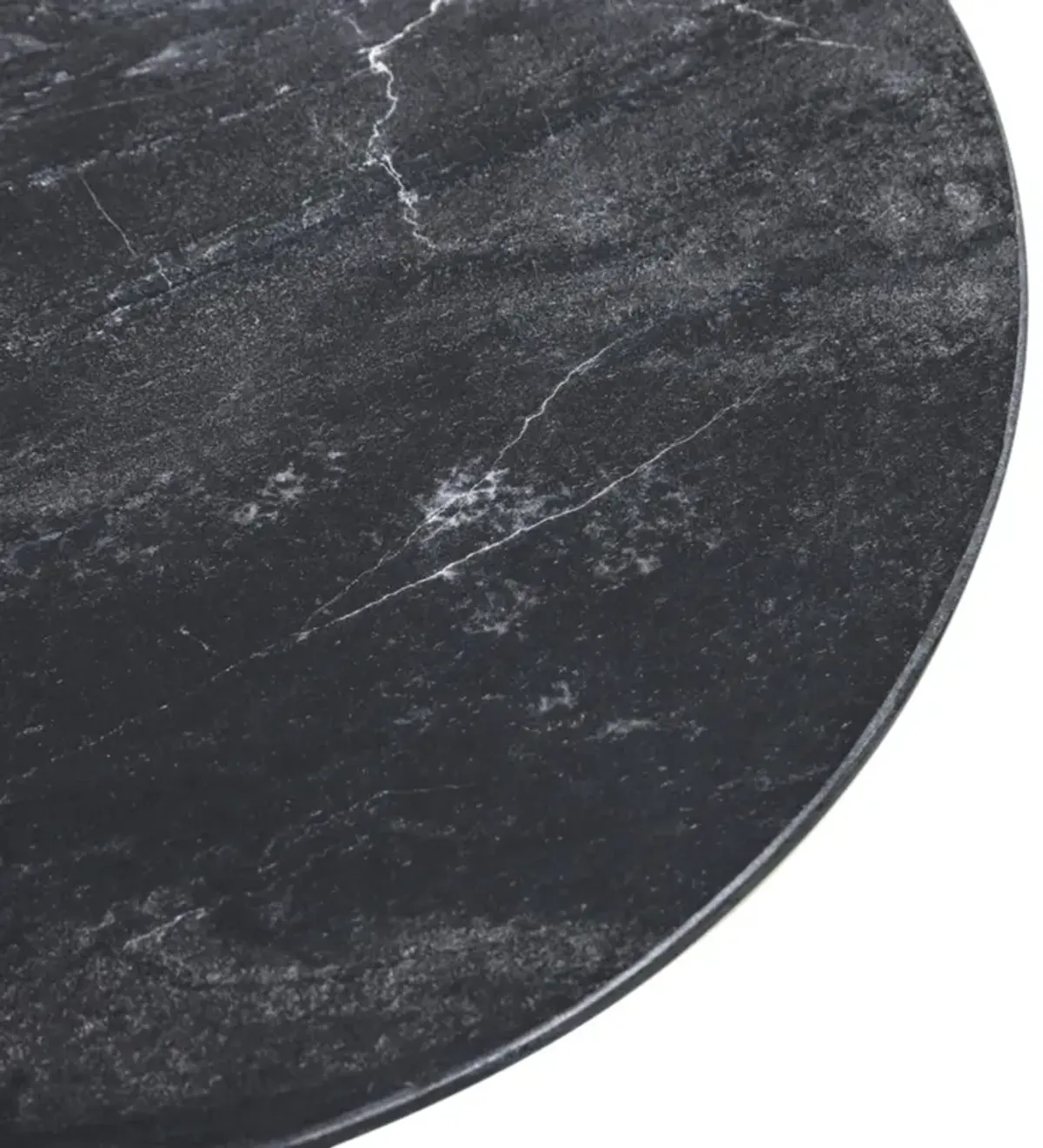 Santorini Accent Table - Lava Marble