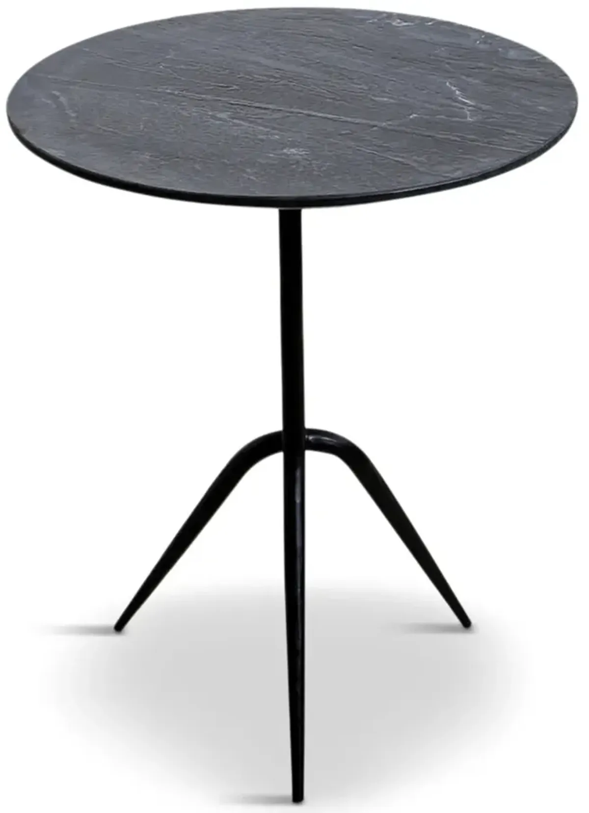 Santorini Accent Table - Lava Marble