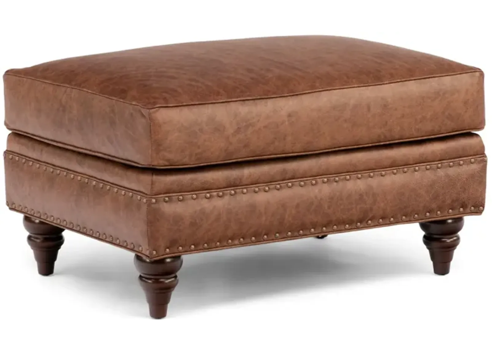 Winslow Leather Ottoman