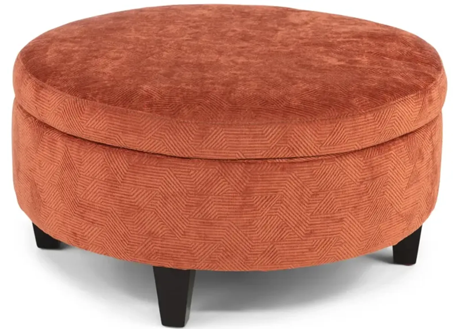 Sundry Round Storage Ottoman