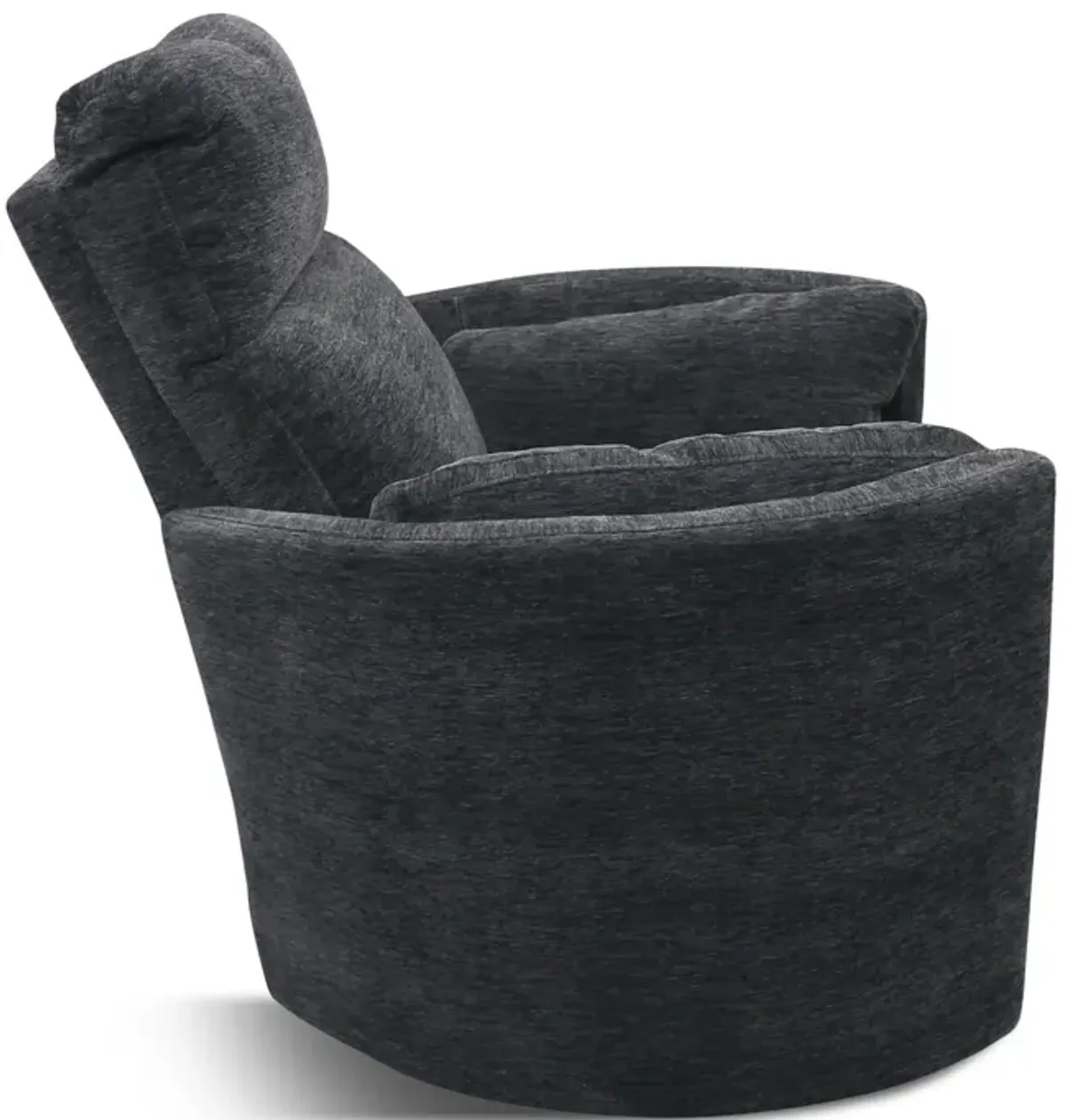 Stuart Power Swivel Recliner - Charcoal