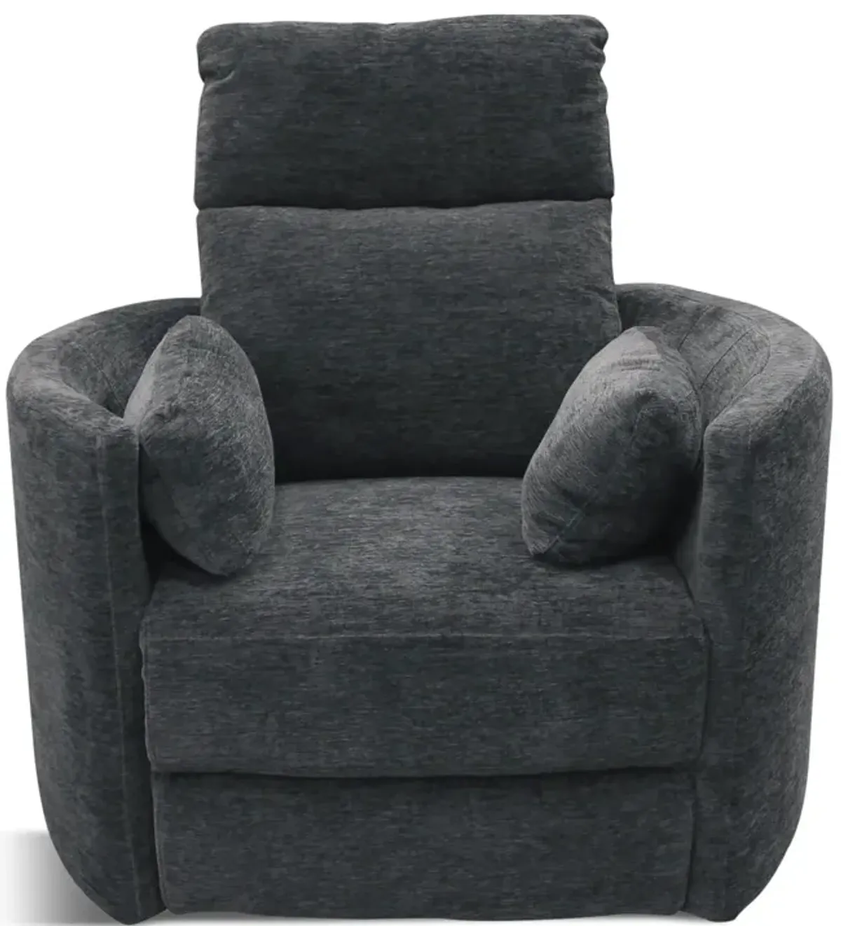 Stuart Power Swivel Recliner - Charcoal