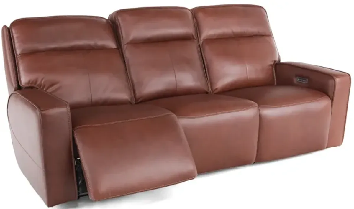 Eden Leather Power Reclining Sofa