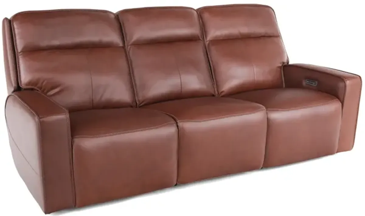 Eden Leather Power Reclining Sofa