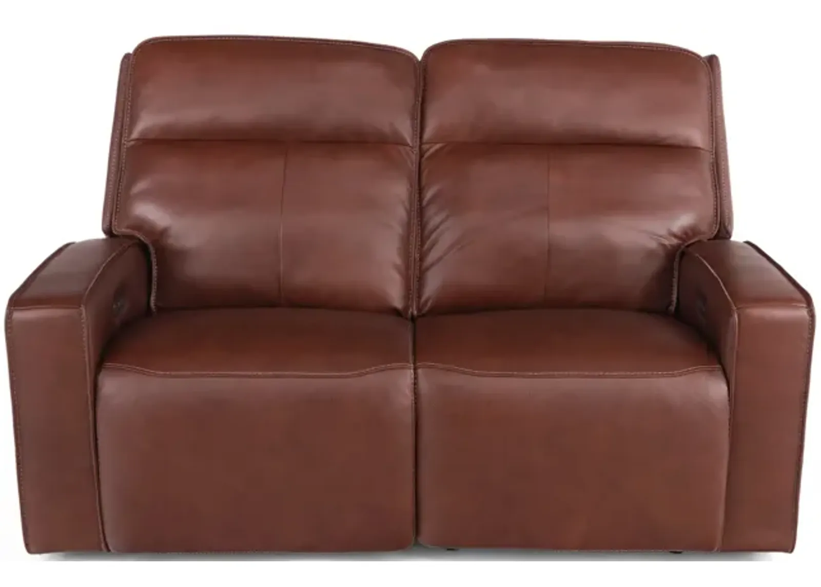 Eden Leather Power Loveseat