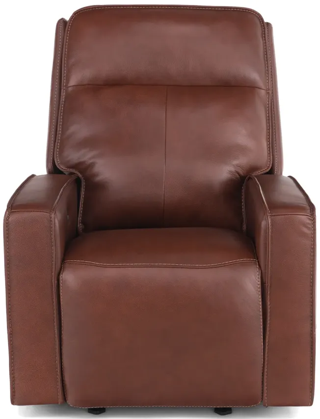 Eden Leather Glider   Power Recliner