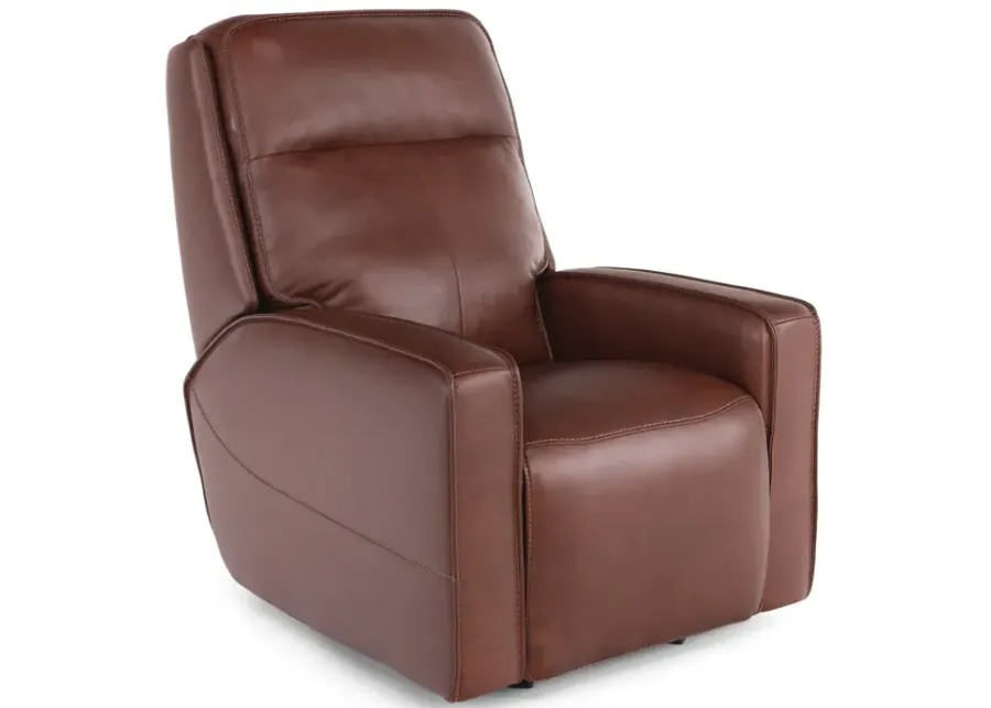 Eden Leather Glider   Power Recliner