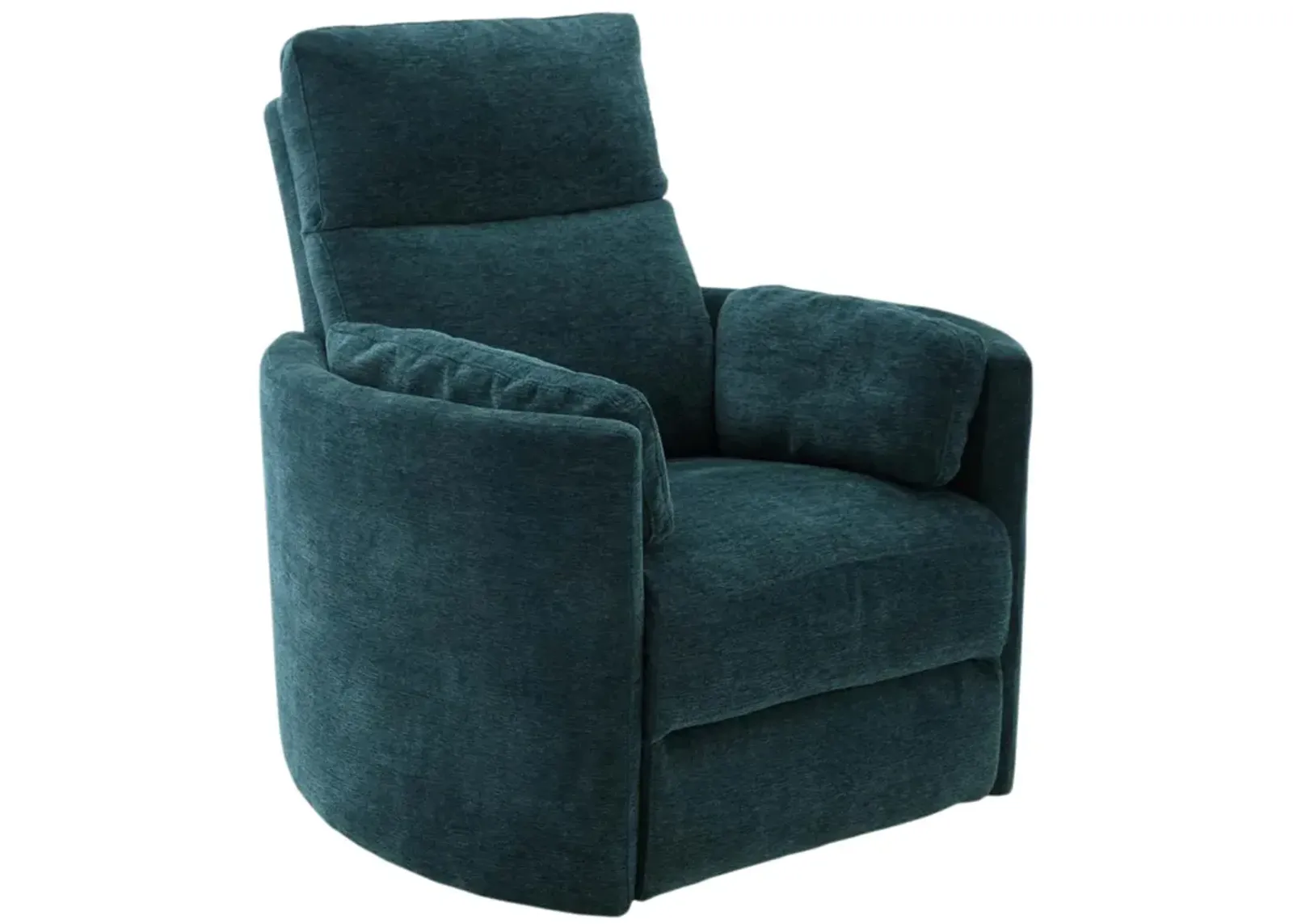 Stuart Swivel Power Recliner - Peacock