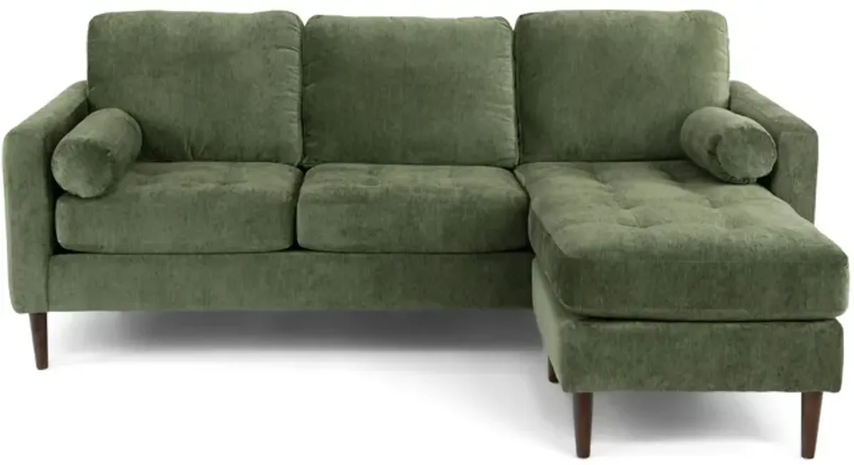 Verona Sofa With Chaise - Hestia Emerald