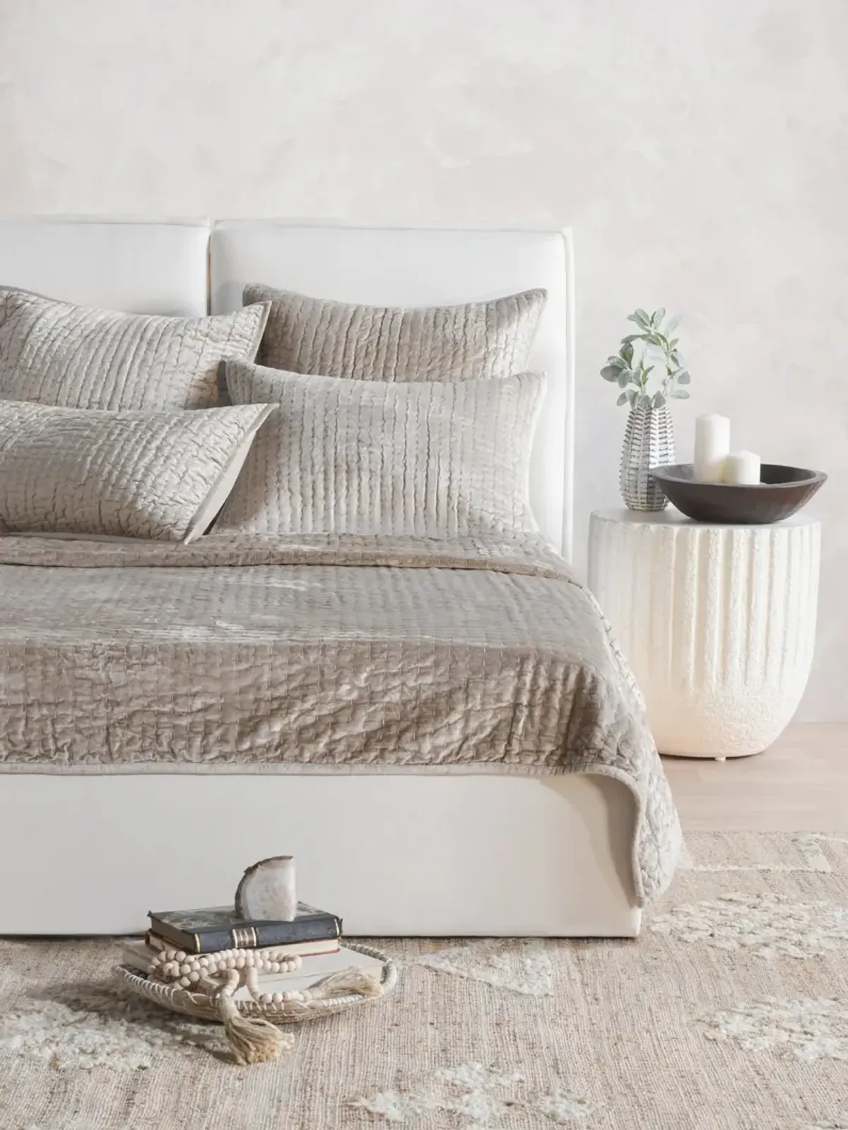 Bari Pebble Quilt Set - King